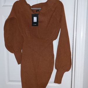 NWT Small fashion nova sweater dress